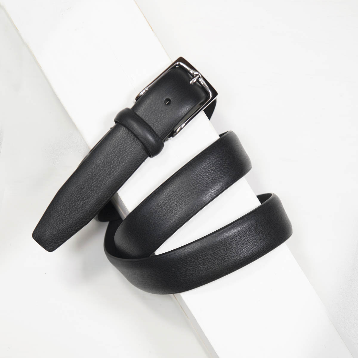 3,0 cm CLASSIC BLACK NAPPA BUSINESS BELT