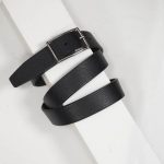 3,0 cm REVERSIBLE GRAINED LEATHER CALF BELT