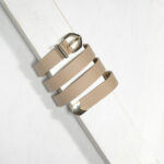2,5cm CREAM MODERN COWBOY BELT