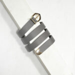 2,5cm GREY MODERN COWBOY BELT