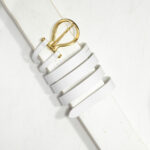 2-4 cm WHITE SPLIT BELT